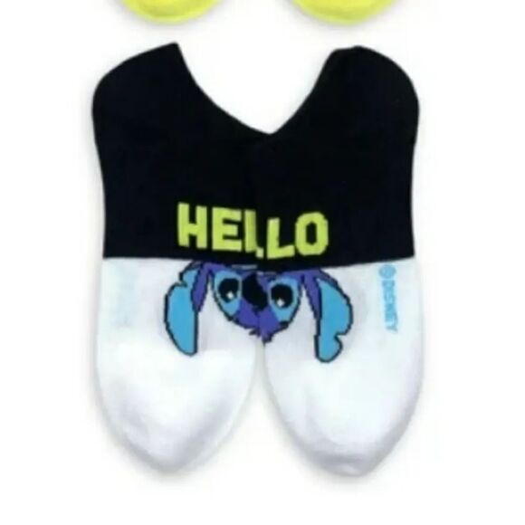 Disney STITCH Colorful Water Bottle and 3 Pairs No Show Socks Bundle NWT - Picture 13 of 16